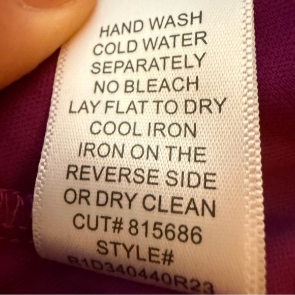 Rabbit Rabbit Rabbit Designs| Elegant Magenta Lace MIDI Dress | Sz 10 - Picture 7 of 7